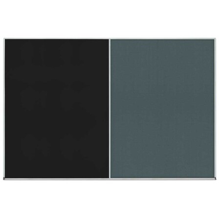 United Visual Products Enclosed Corkboard, 1 Door, 18"x24", 4" Fra UV3407-BRONZE-DBURGU